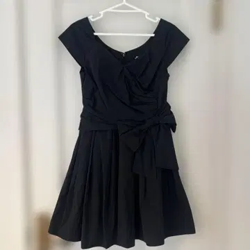 질 슈트어트 파티 드레스 원피스 블랙 리본