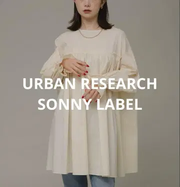 URBAN RESEARCH SONNY LABEL 코튼 개더 튜닉