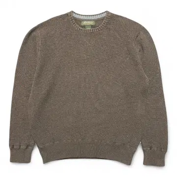 구제 의류 에디 바우어 아웃도어 코튼 크루넥 스웨터 브라운
