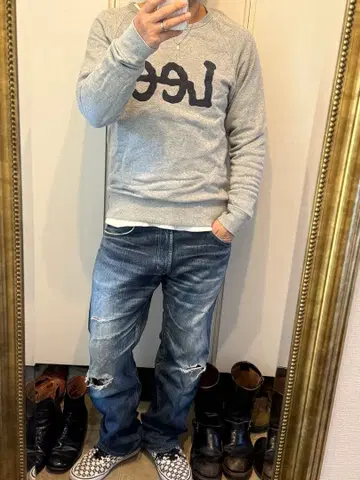 리 그레이 맨투맨 L