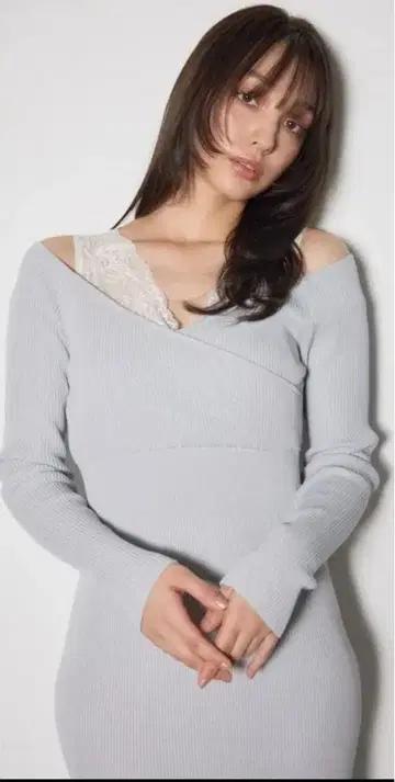 [ 새상품급 ] rienda 레이스 도킹 원피스 리엔다 원피스