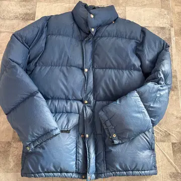 THE NORTH FACE 다운 자켓 다크 블루 80s 브라운 택