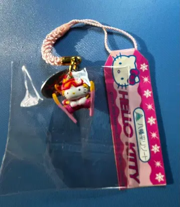 키티 족자 초레어 하치만타이라리조트호텔 한정판 스키키티 핑크 2002