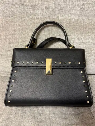 셀포드 [뤼탕] 비쥬 스터드 미니백 (M) 블랙