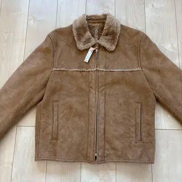 COMME CA ISM 브라운 스웨이드 자켓