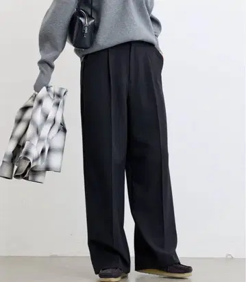 저널 스탠다드 울라이크 스트레치 슬랙스 와이드 팬츠