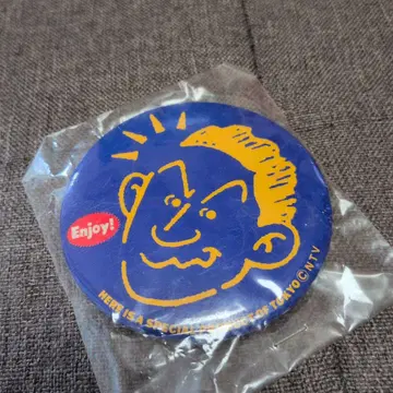 활력 넘치는 TV 비트 타케시 캔 배지