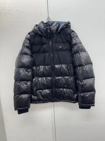 Tommy Hilfiger 봄버 다운 자켓 블랙