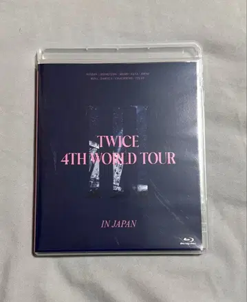 TWICE 4TH WORLD TOUR IN JAPAN 블루레이
