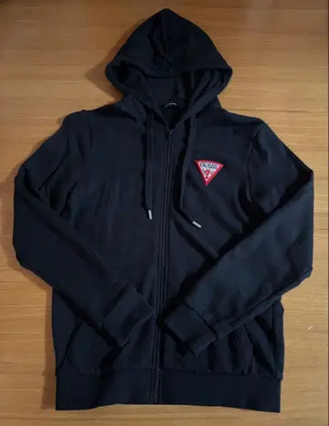 GUSSE 후드 지퍼 블랙