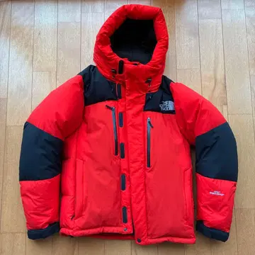 THE NORTH FACE 다운 자켓 오렌지/블랙