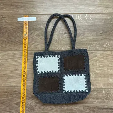 패치워크 디자인 토트백