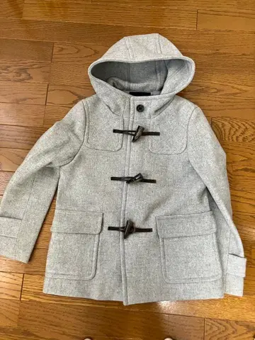 그린 라벨 숏 더플 코트 라이트 그레이 1점