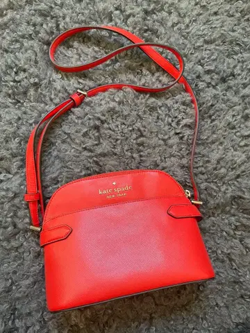 케이트 스페이드 오렌지 숄더백