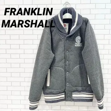 FRANKLIN MARSHALL 그레이 바시티 자켓
