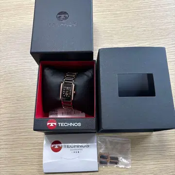 TECHNOS 블랙 손목시계 세라믹