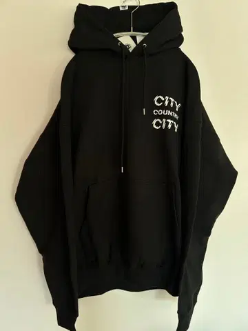 [ 미사용 ] CITY COUNTRY CITY 후디 후드티