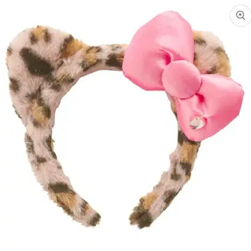 USJ 머리띠 헬로키티 레오파드 무늬