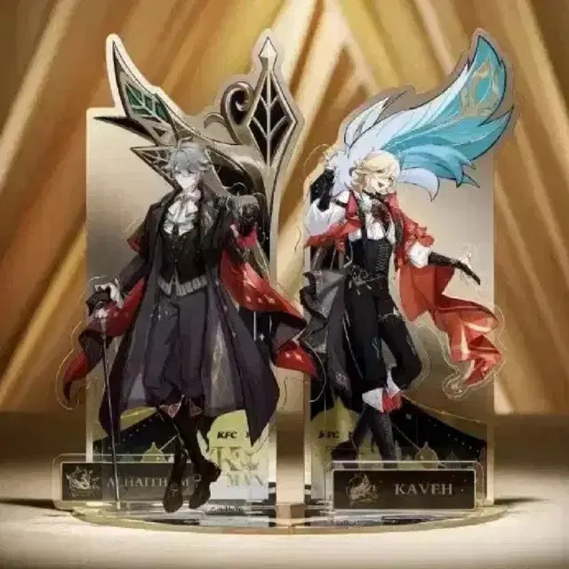 원신 kfc콜라보 알하이탐+카베 아크릴스탠드 판매합니다