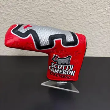 스카티 카메론 커스텀 샵 한정판 퍼터 커버 골프헤드커버 빨간색