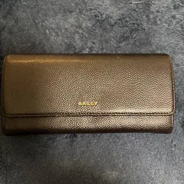 BALLY 블랙 장지갑 레드 내부