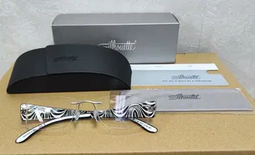 Silhouette 마블 무늬 안경 실루엣 미사용