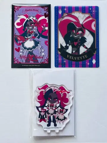 해즈빈 호텔 애니카페 미니 아크릴 스탠드 미니 아크릴 스탠드 벨벳