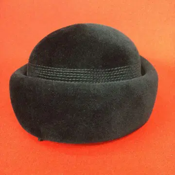 새상품급 Pupillon 펠트 햇 블랙 58cm