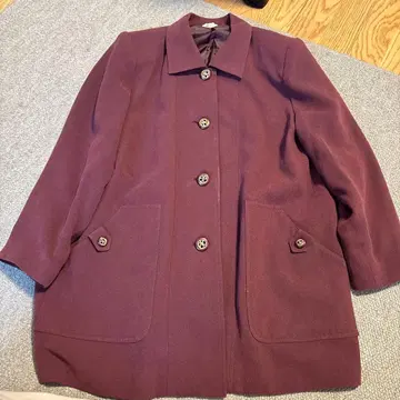 버건디 롱 코트 11호