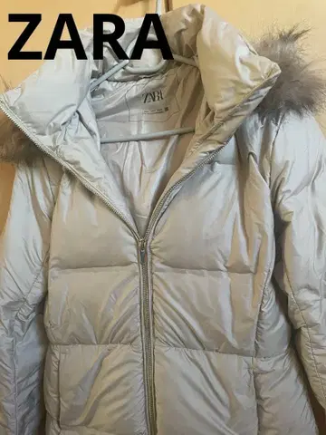 ZARA 퍼 달린 다운 자켓