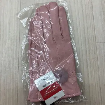 천연 가죽 가죽 장갑 핑크 여성용