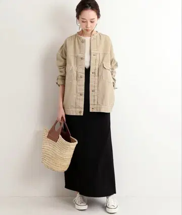 IENA 컨디션 최상 치노 리메이크 루즈 블루종