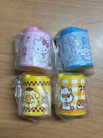 캡슐 토이 산리오 코인 신더 4개 세트