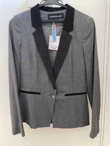 WAREHOUSE 그레이 테일러드 자켓 M