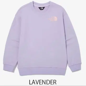 THE NORTH FACE 라벤더 맨투맨