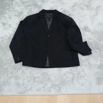 새상품 블랙 테일러드 자켓 긴팔 1개 버튼 숏 기장