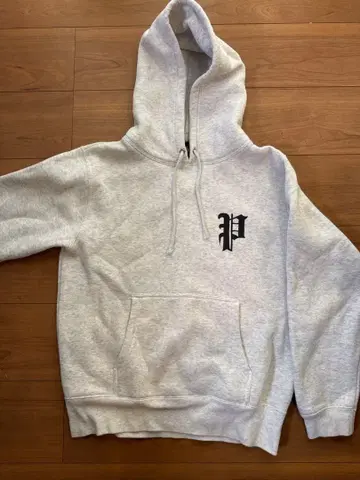 PHATRNK 그레이 후드 부착 후드티 S 사이즈