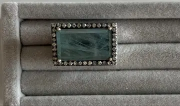 [ 가격 협의 ok ] Adlin Hue 아쿠아 마린 반지