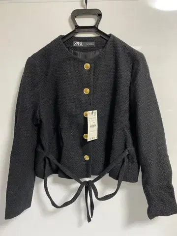재고 세일 미사용 ZARA 블랙 테일러드 자켓 L