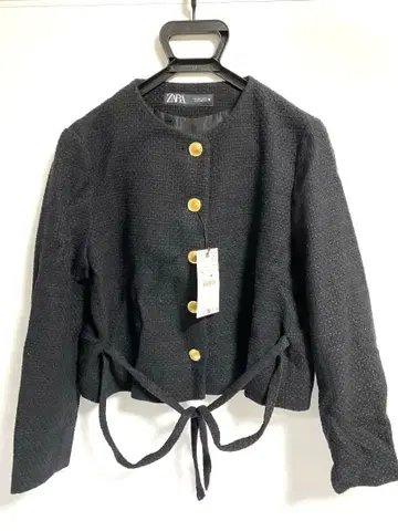 미사용 ZARA 블랙 테일러드 자켓 L