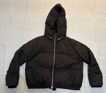 mila owen 미라 오웬 밑단 리본 숏 다운 자켓 다운 0