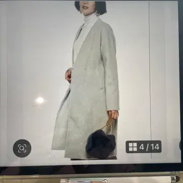 DOCLASS 진심 마법 테르모 울 코트 리버서블 S