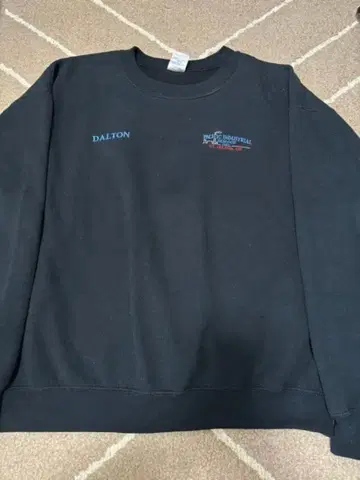 구제 의류 길단 맨투맨 블랙 DALTON L