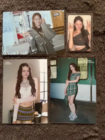 NiziU 니나 팝스토 NewEmotion 랜덤 트레이딩 카드