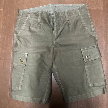 할리우드 런치마켓 저먼 크로스 카고 숏팬츠