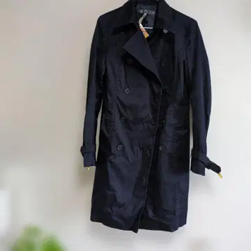 BLACK by moussy 네이비 트렌치코트 사이즈 2