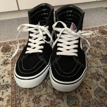 Vans 하이컷 스니커즈 블랙 25.5