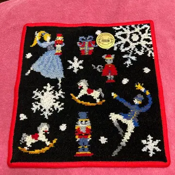 페이러 호두까기 인형 손수건 새상품 미사용