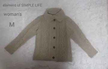 케이블 짜임 가디건 니트 자켓 ( M )