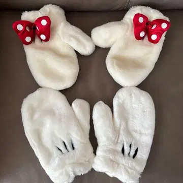 디즈니 미키 미니 미튼 장갑 [ 성인용 ]